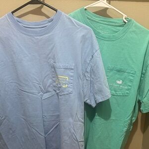Southern Marsh Blue and Green Graphic T-Shirts